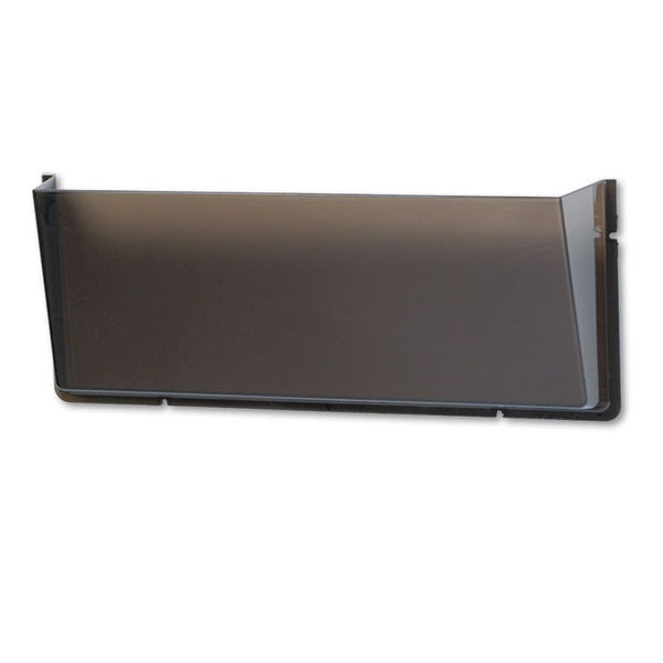 deflecto® Unbreakable DocuPocket Wall File, Legal Size, 17.5" x 3" x 6.5", Smoke (DEF64302) Each