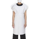 McKesson Patient Exam Gown One Size Fits Most White Disposable (146461_EA) 1/EA