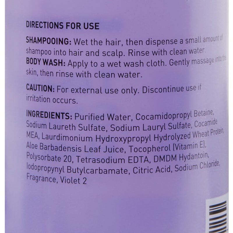 McKesson Tearless Shampoo and Body Wash 12 oz. Flip Top Bottle Lavender Scent (877036_CS) 24/CS