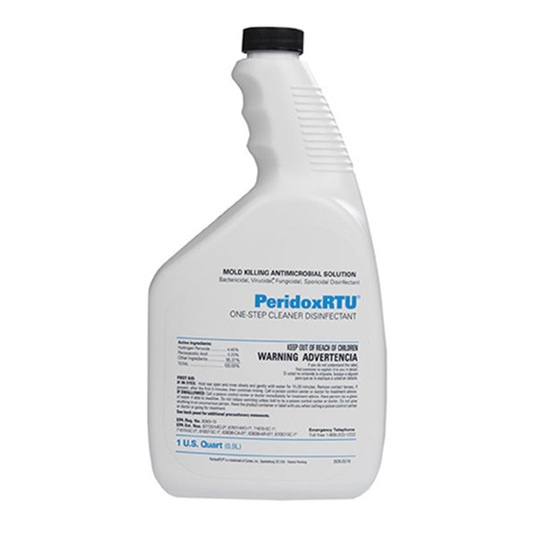 PeridoxRTU™ Surface Disinfectant Cleaner Peroxide Based Manual Pour Liquid 32 oz. Bottle Vinegar Scent NonSterile (1100892_EA) 1/EA