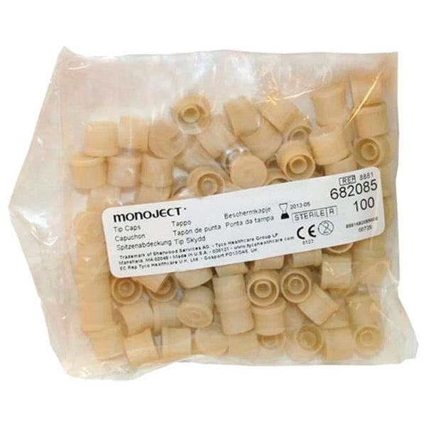 Monoject™ Syringe Tip Cap Disposable, Sterile, Syringe (702552_BG) 1/BG