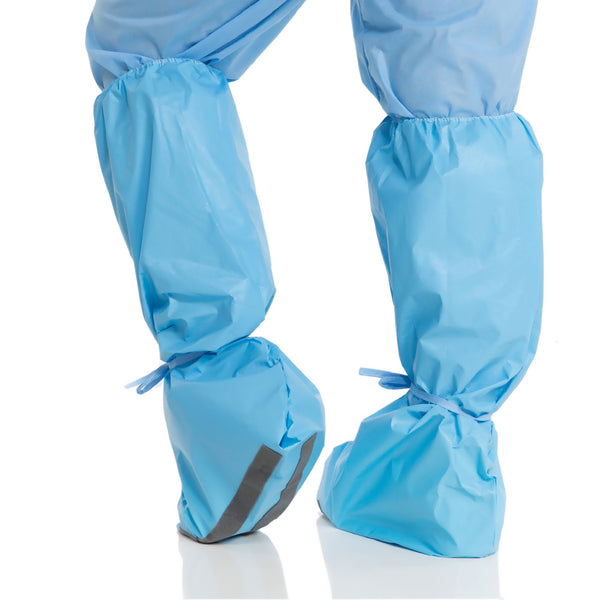 Hi Guard® Boot Cover X-Large Knee High Nonskid Sole Blue NonSterile (387444_PK) 50/PK