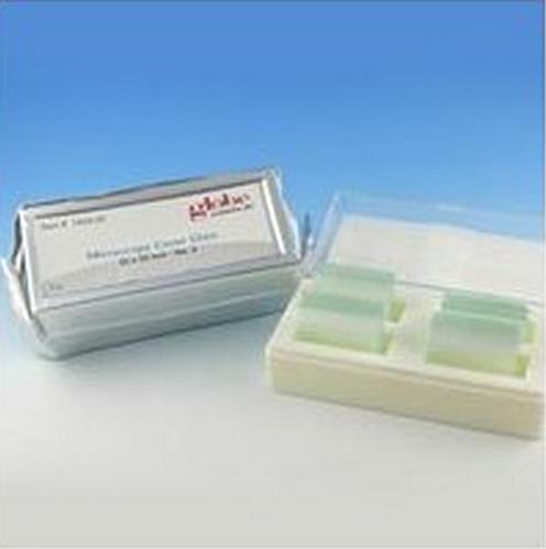 Globe Scientific Cover Glass Square No. 1 Thickness 22 X 22 mm (774788_EA) 1/EA