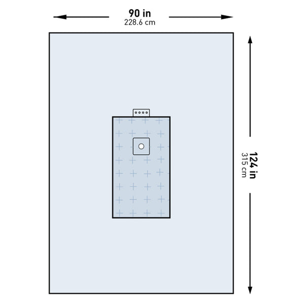 McKesson Orthopedic Drape Universal Extremity Drape 90 W X 124 L Inch Sterile (1101269_CS) 10/CS