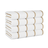 Hospeco® Las Rayas Beach Towel 30x60 Beige, 4/Pack (HOSBT-HS3060-15BG) Pack of 4