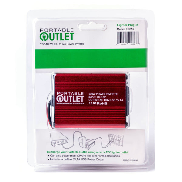 Portable Outlet Car Charger Inverter CPAP Power Solutions Portable Outlet (1195496_EA) 1/EA