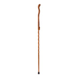 Brazos™ Twisted Fitness Walker Walking Stick Wood 58 Inch Height Red (1229042_EA) 1/EA