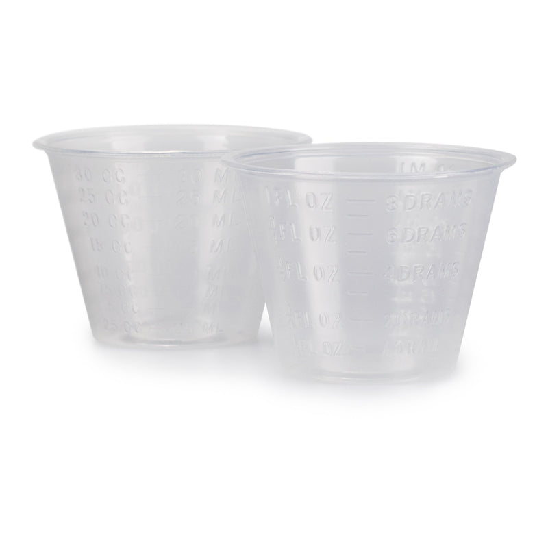 McKesson Medicine Cup 1 oz. Clear Plastic Disposable NonSterile (188670_CS) 5000/CS