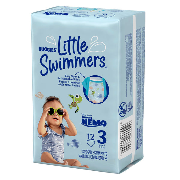 Huggies® Little Swimmers® Unisex Baby Swim Diaper Size 3 Disposable Heavy Absorbency (812720_CS) 96/CS