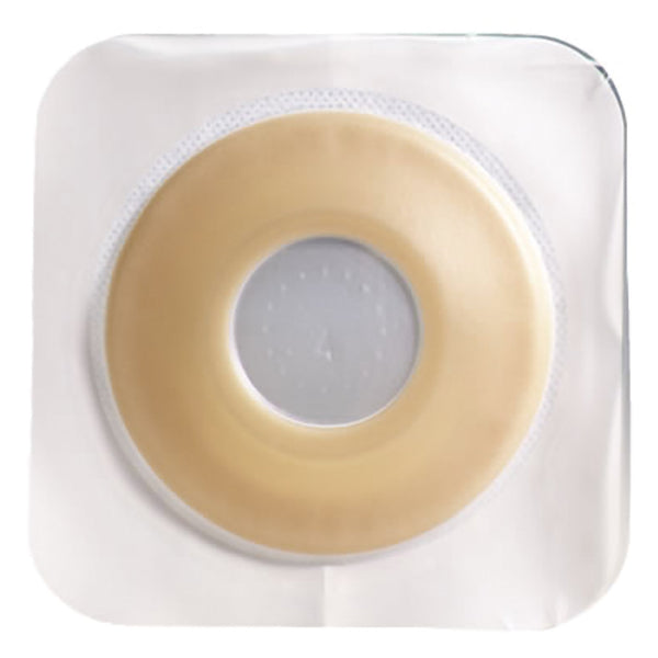 Sur-Fit Natura® Ostomy Barrier Precut, Extended Wear Durahesive® Adhesive 45 mm Flange System Hydrocolloid 1/2 Inch Opening 4-1/2 X 4-1/2 Inch (466376_BX) 10/BX