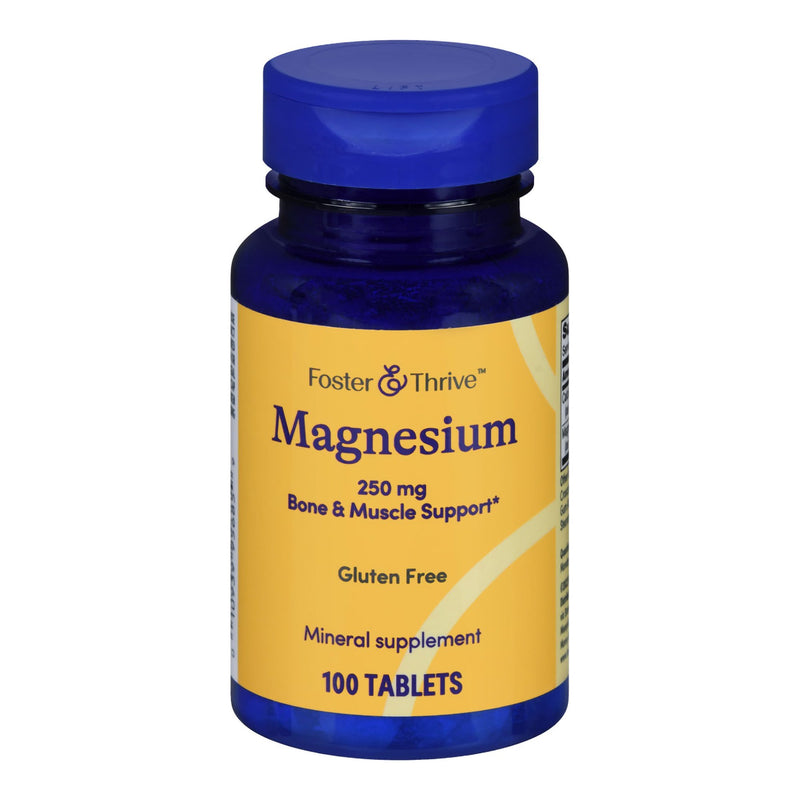 Foster & Thrive™ Dietary Supplement Magnesium 250 mg Strength Tablet 100 per Bottle (1238895_BT) 1/BT