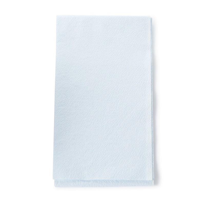 Graham Medical® Stretcher Sheet Flat 40 X 72 Inch Blue / White Tissue / Poly Disposable (49028_CS) 50/CS
