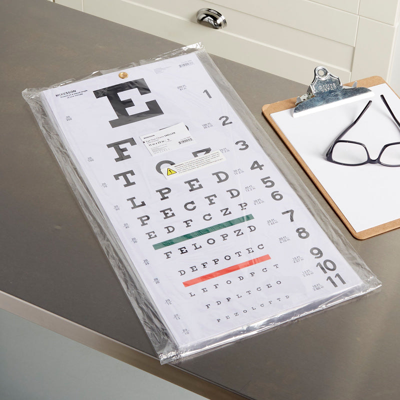 McKesson Eye Chart 20 Foot Distance Acuity Test (1038457_EA) 1/EA