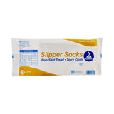 Dynarex Slipper Socks Unisex Adult X-Large Single Tread Single Patient Use Beige (826646_EA) 1/EA