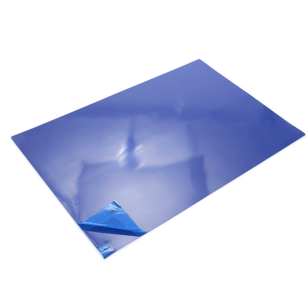 Poly Tack Adhesive Floor Mat 24 X 36 Inch Blue Polyethylene Film (1136486_CS) 120/CS