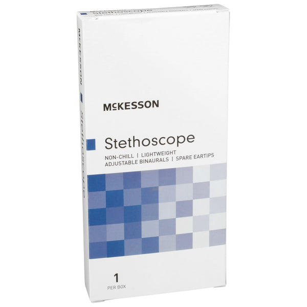 McKesson General Exam Stethoscope Red 1-Tube 22 Inch Tube Double Sided Chestpiece (363749_EA) 1/EA