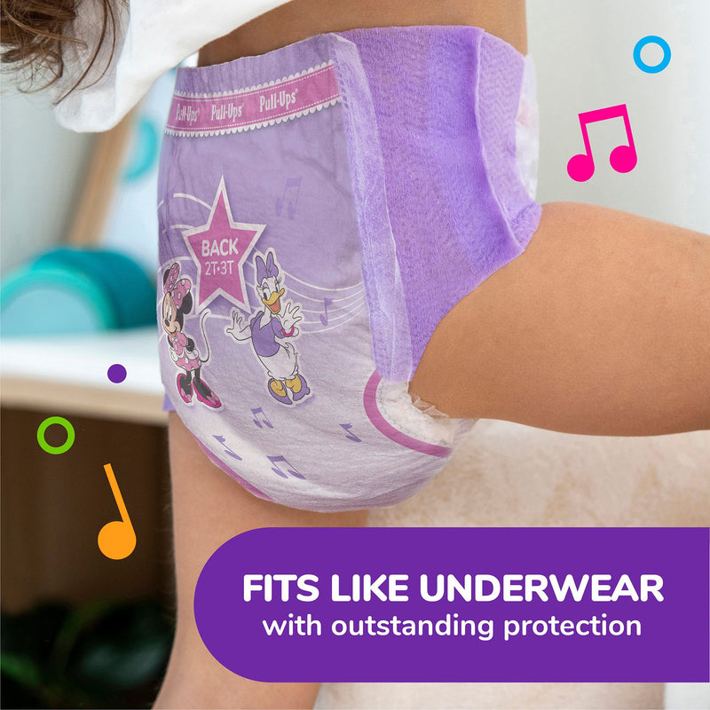 Pull-Ups® Female Toddler Training Pants Size 4T to 5T Disposable Moderate Absorbency (1160321_CS) 68/CS