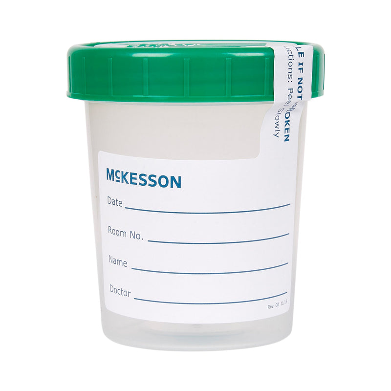 McKesson Specimen Container 120 mL (4 oz.) Screw Cap Sterile (491102_CS) 100/CS