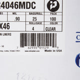 McKesson Trash Bag 45 gal. Clear LLDPE 0.90 mil 40 X 46 Inch Star Seal Bottom Coreless Roll (1137634_CS) 100/CS