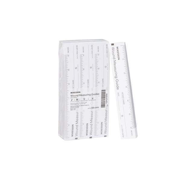 McKesson Wound Measuring Guide 6 Inch Length Paper NonSterile (871649_PD) 1/PD