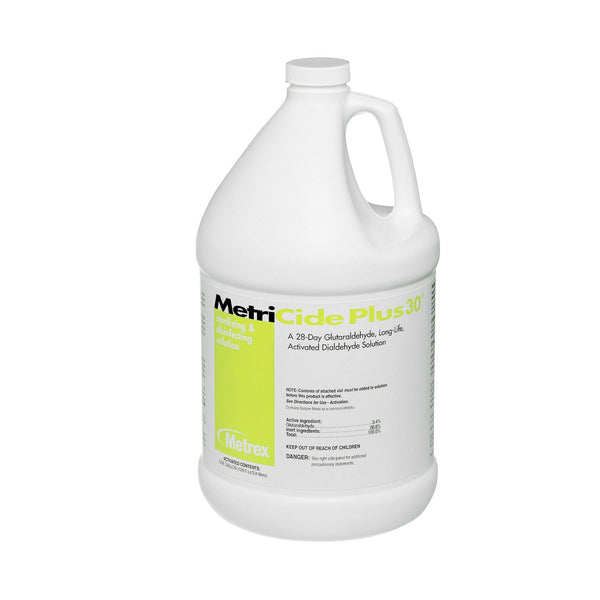 MetriCide Plus 30® Glutaraldehyde High-Level Disinfectant Activation Required Liquid 1 gal. Jug Reusable (188001_CS) 4/CS