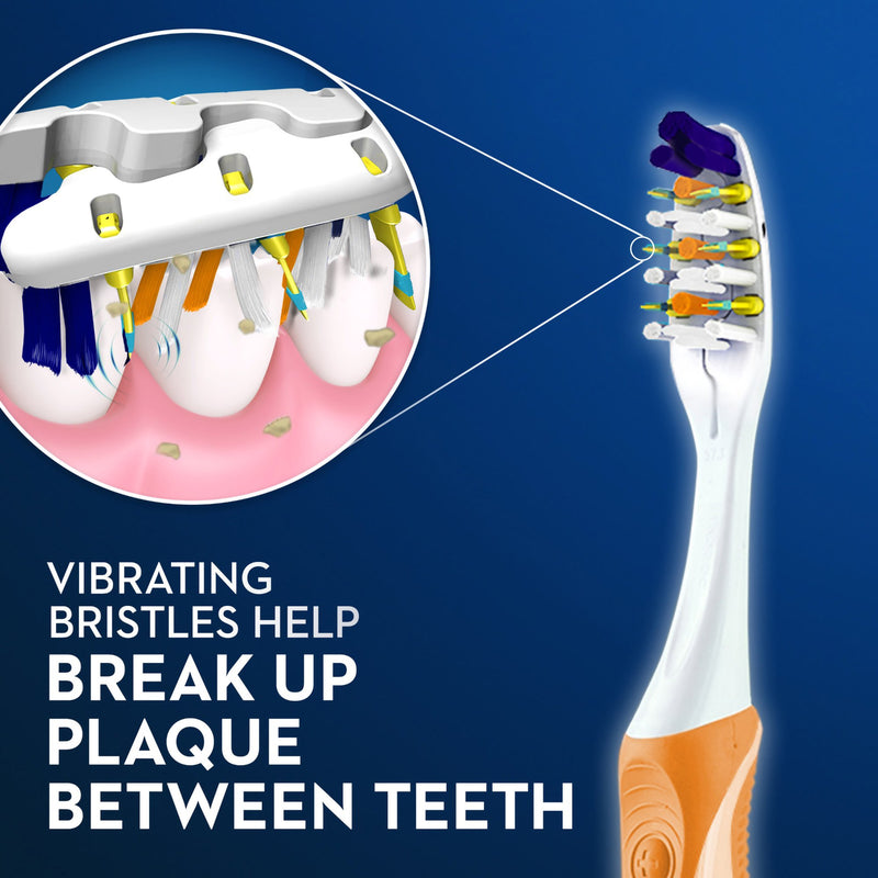 Oral-B Pulsar Toothbrush Blue / White Adult Soft (1231760_EA) 1/EA