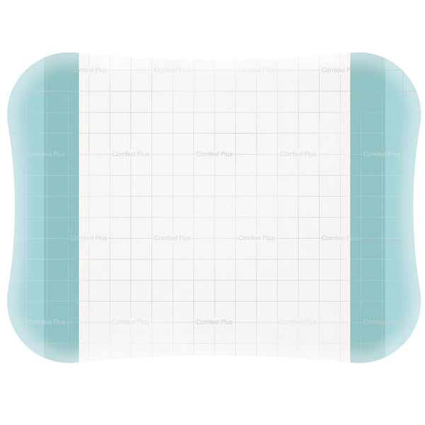 Comfeel® Plus Transparent Thin Thin Hydrocolloid Dressing Film Backing 2 X 2-3/4 Inch Rectangle Hydrocolloid / Sodium Carboxymethylcellulose (CMC) / Film (1124352_EA) 1/EA