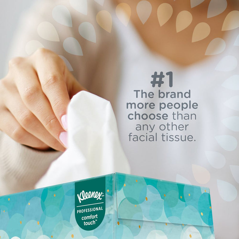 Kleenex® Facial Tissue White 8-1/5 X 8-2/5 Inch 100 Count (60594_CS) 36/CS