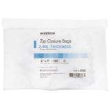 McKesson Reclosable Bag 6 X 9 Inch Polyethylene Clear Zipper Closure (911643_BX) 10/BX