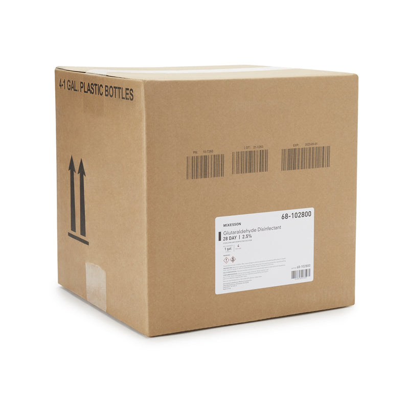 McKesson 28 Day Glutaraldehyde High-Level Disinfectant Activation Required Liquid 1 gal. Jug Reusable (512839_GL) 1/GL