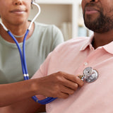 McKesson LUMEON™ Sprague Stethoscope Royal Blue 2-Tube 22 Inch Tube Double Sided Chestpiece (363733_EA) 1/EA