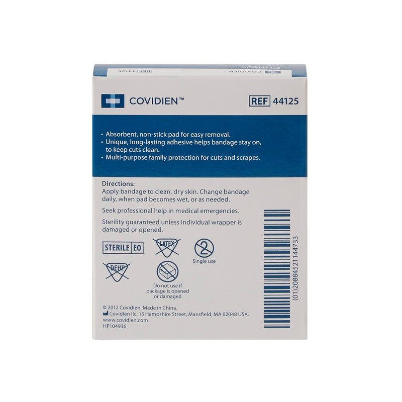Curity™ Adhesive Strip 3/4 X 3 Inch Plastic Rectangle Kid Design (Zoo Animals) Sterile (867806_BX) 1/BX