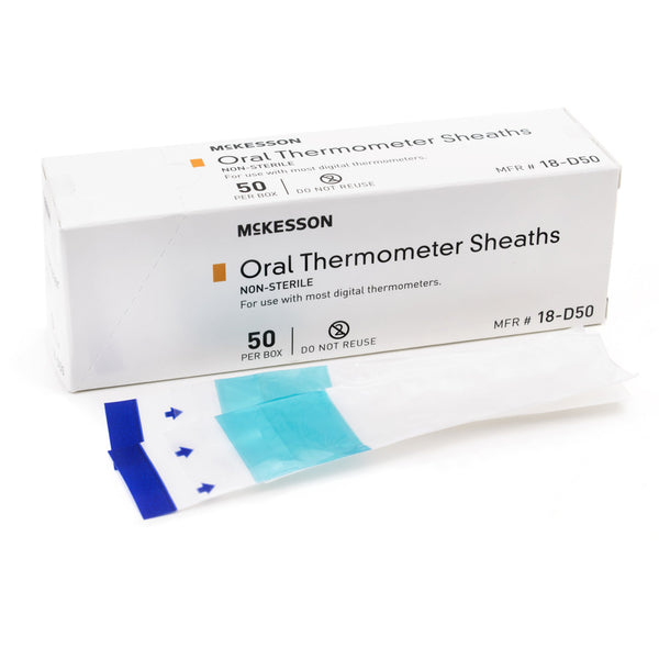 McKesson Oral Thermometer Probe Cover For use with Digital Thermometer 50 per Box (195520_CS) 5000/CS