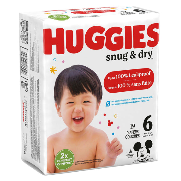 Huggies® Snug & Dry Unisex Baby Diaper Size 6 Disposable Heavy Absorbency (1160334_CS) 76/CS