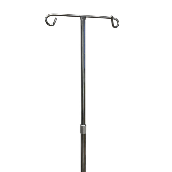 McKesson IV Stand Floor Stand 2 Hooks 4 Legs with Casters (1223668_CS) 1/CS