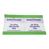 Safe N Simple™ No-Sting Skin Barrier Wipe 60% / 20% Strength Purified Water / Polyvinylpyrrolidone / Glycerin / Propylene Glycol Individual Packet Sterile (869585_CS) 2500/CS