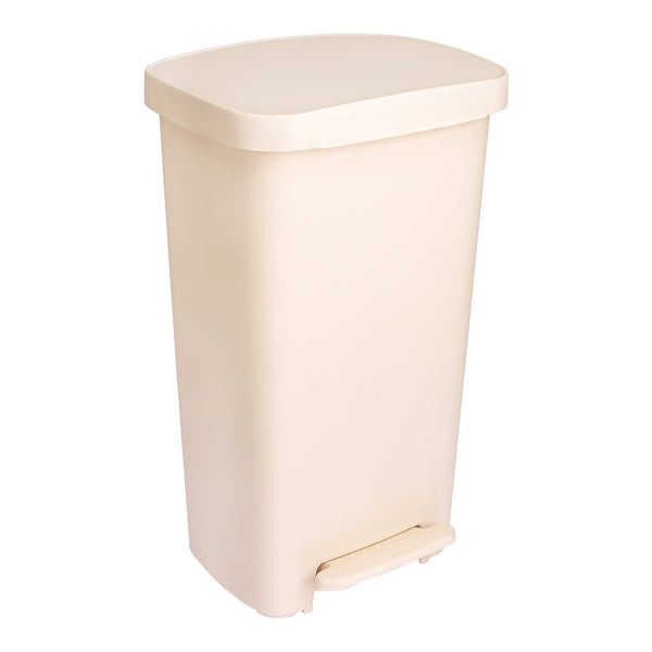 McKesson Trash Can 52 Quart / 13 gal. Beige Plastic Rectangular (1223704_EA) 1/EA