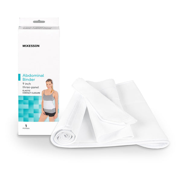 McKesson Abdominal Binder Large / X-Large Hook and Loop Closure 62 to 74 Inch Waist Circumference 9 Inch Height Adult (1159057_EA) 1/EA