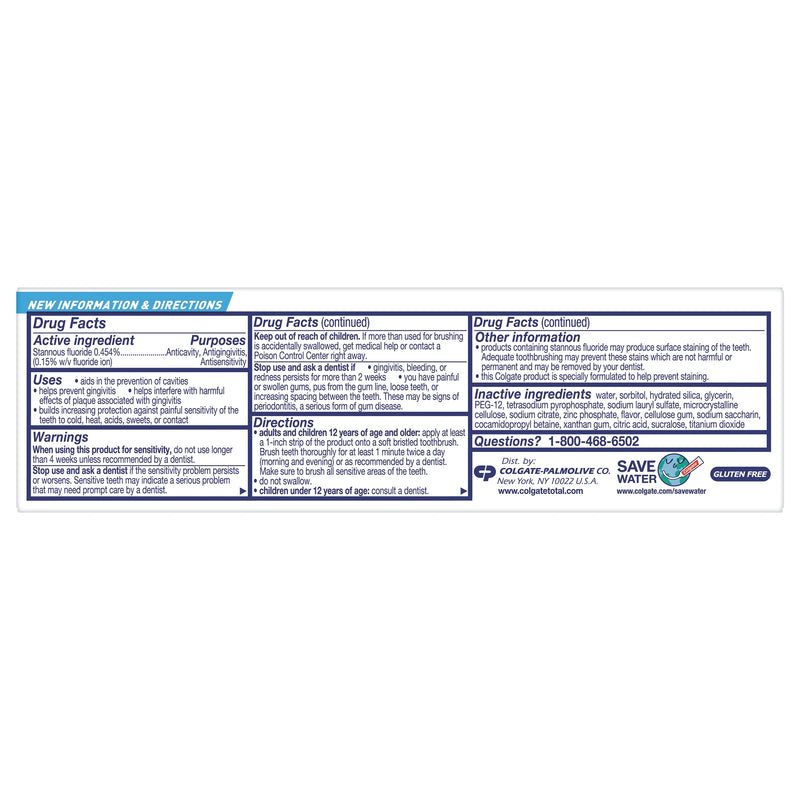 Colgate® Total Toothpaste Clean Mint Flavor 0.88 oz. Tube (1124313_CS) 24/CS