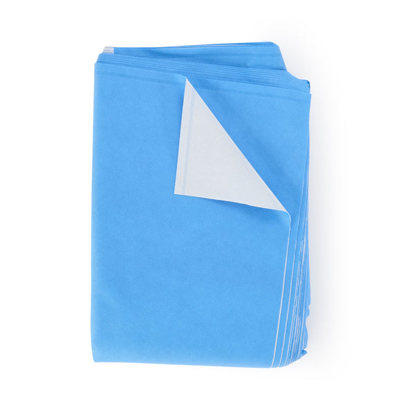 QUICK CHECK* H600 Sterilization Wrap White / Blue 48 X 48 Inch Dual Layer SMS Polypropylene Steam / EO Gas / Hydrogen Peroxide (810877_CS) 48/CS