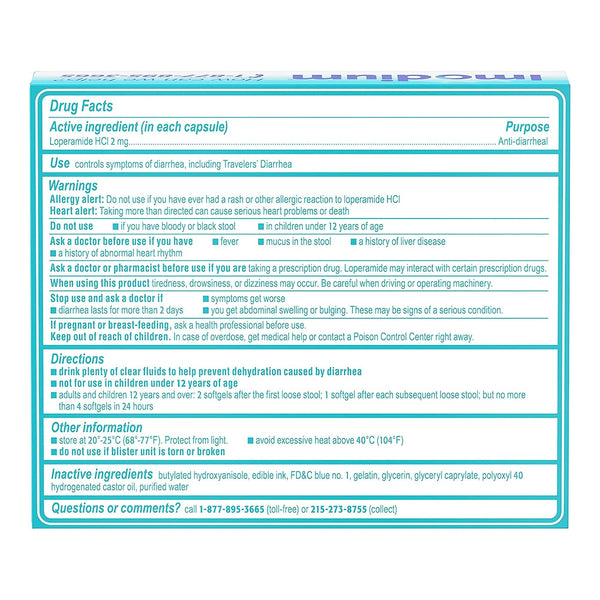 Imodium® A-D Anti-Diarrheal 2 mg Strength Caplet 24 per Box (1228856_BX) 24/BX