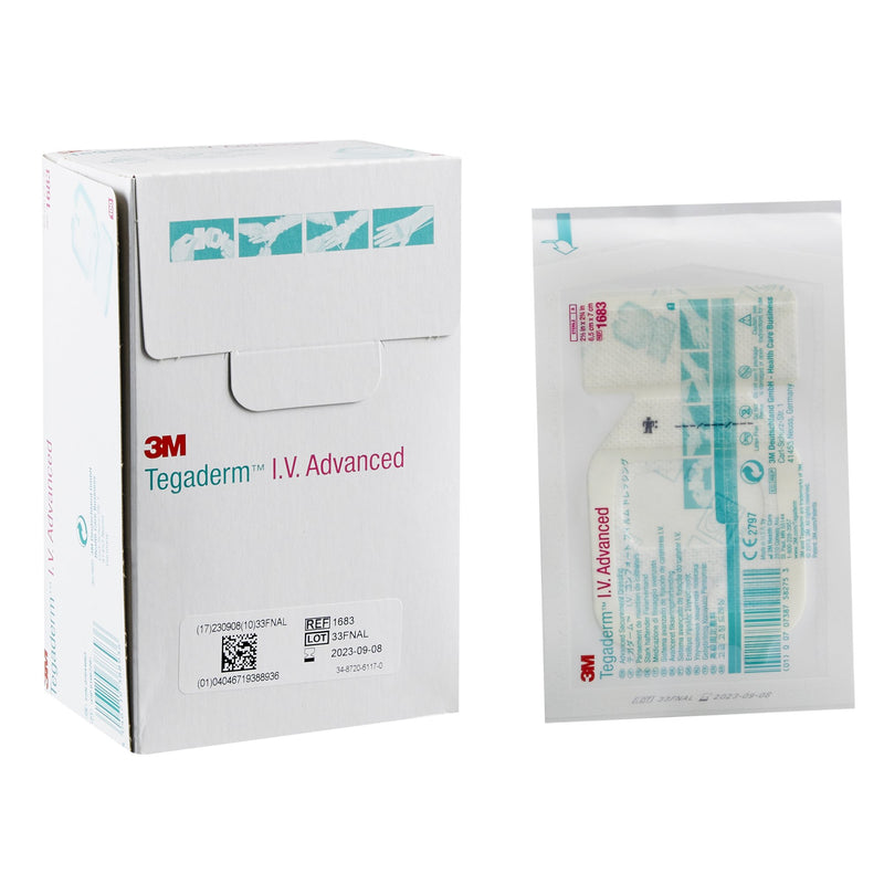 3M™ Tegaderm™ I.V. Dressing Film 2-1/2 X 2-3/4 Inch Sterile (761469_CS) 400/CS