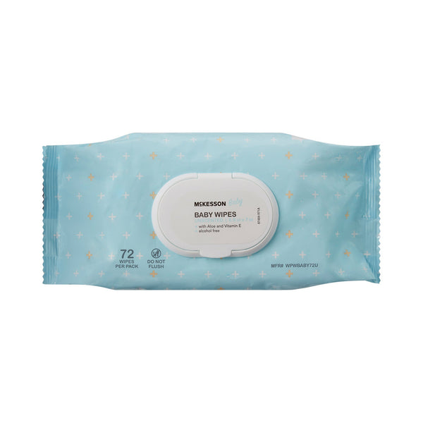McKesson Baby Wipe Soft Pack Unscented 72 Count (999737_PK) 72/PK