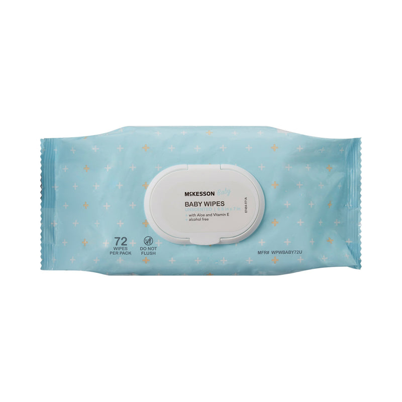 McKesson Baby Wipe Soft Pack Unscented 72 Count (999737_CS) 864/CS