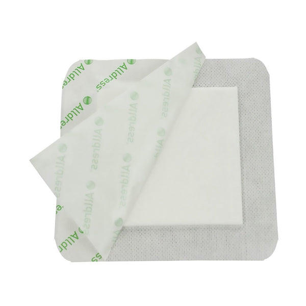 Alldress® Composite Dressing 4 X 4 Inch Square Sterile Waterproof Film Backing (714235_CS) 70/CS
