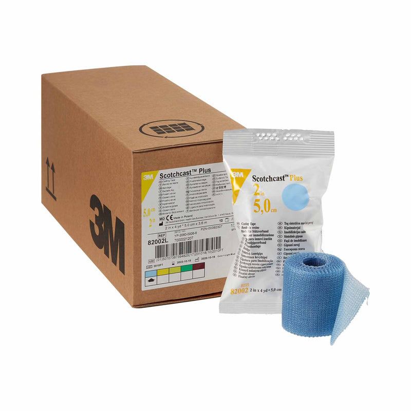 3M™ Scotchcast™ Plus Cast Tape 2 Inch X 12 Foot Fiberglass / Resin Light Blue (199231_CS) 10/CS