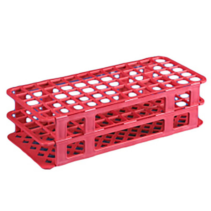 Globe® Scientific 456500 Series Stacking Test Tube Rack 60 Place 15 to 17 mm Tube Size Red 2-4/5 X 4-1/8 X 9-3/5 Inch (699727_EA) 1/EA