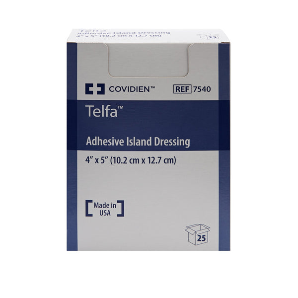 Telfa™ Island Dressing 4 X 5 Inch Rectangle Sterile (314019_CT) 25/CT
