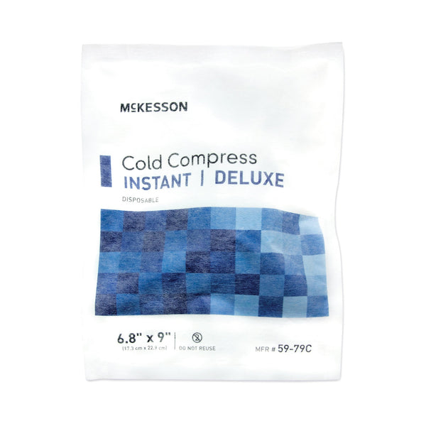 McKesson Deluxe Instant Cold Pack General Purpose Large 6-4/5 X 9 Inch Fabric / Calcium Ammonium Nitrate / Water Disposable (521483_EA) 1/EA