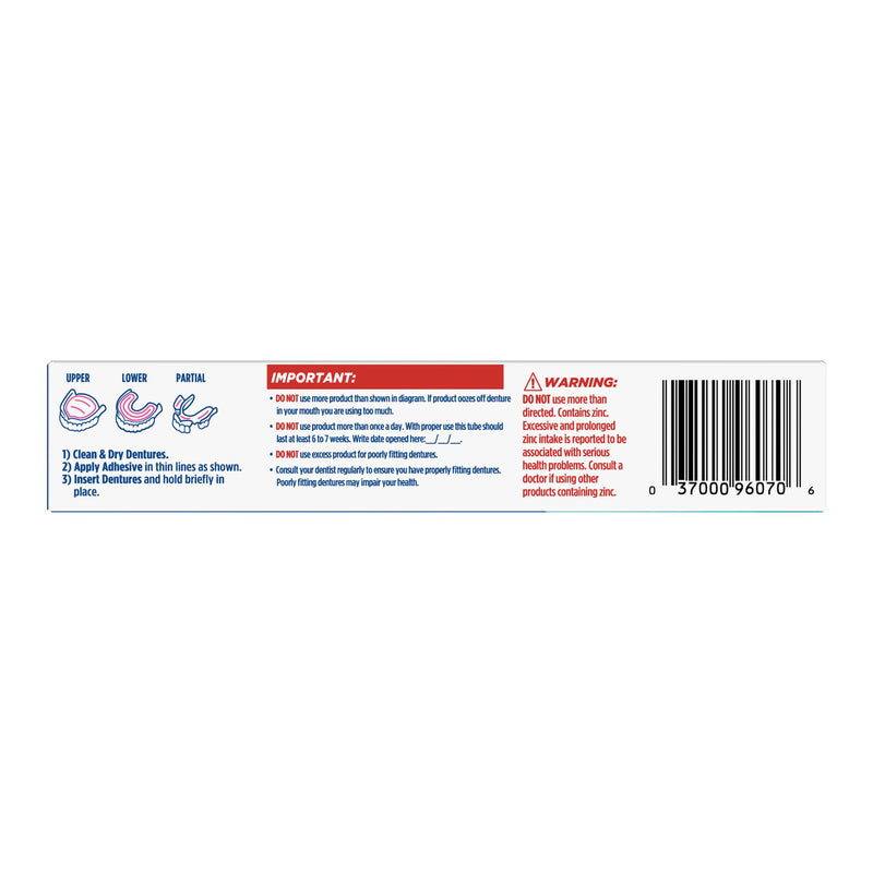 Fixodent® Plus Breath Bacteria Guard Denture Adhesive Cream 2 oz. (1231752_EA) 1/EA